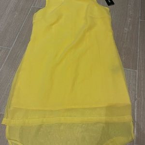Yellow dress nwt size 4 sheragano